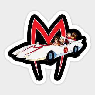 speed racer family Sticker